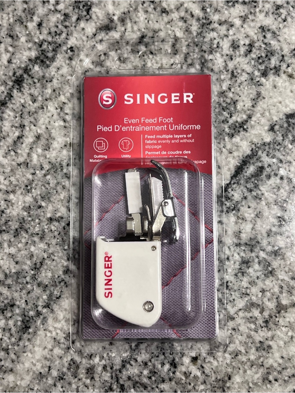 Singer even feed foot